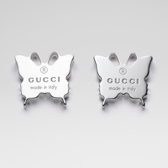 Gucci Jewelry - Authentic Gucci butterfly sterling silver studs